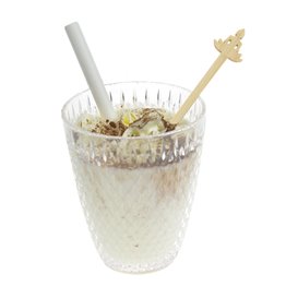 Agitateur à Boissons en Bambou « Bouddha 1 » 14cm (50 Utés)