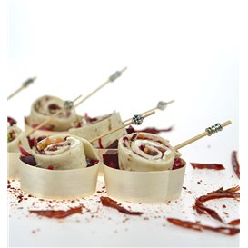 Brochette en Bambou « Totem » 9cm (25 Utés)