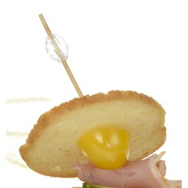 Brochette en Bambou Diamant 9cm (100 Utés)