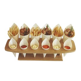 Stand en Bambou pour 12 Cornets (1 Utés)