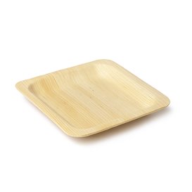 Assiette Carrée en Bois 10,5x10,5cm (600 Utés)