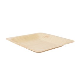 Assiette Carrée en Bois 9x9cm (600 Utés)