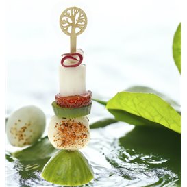 Brochette à Arbre de Vie en Bambou 12cm (600 Utés)
