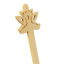 Brochette em Bambou « Bouddha 2 » 12cm (600 Utés)