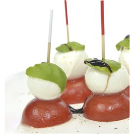 Brochette en Bambou Pointe Blanc 7cm (300 Utés)