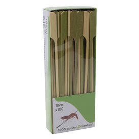 Pique en Bambou "Golf" Naturelle 18cm em boîte (1.200 Utés)