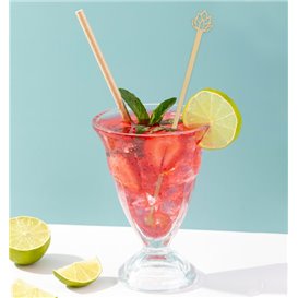 Bamboe Lotusbloesem Drink Roerstaaf 18cm (50 stuks) 