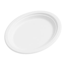 Plateau en Canne à Sucre Blanc 32x25,5cm (500 Utés)