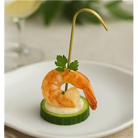 Brochette Courbe en Bambou 9 cm (1.200Utés)