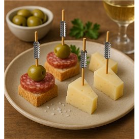Brochette en Bambou « Totem » 9cm (50 Utés)