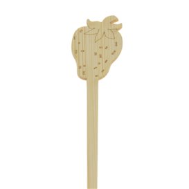 Agitateur à Boissons en Bambou Fraise 14cm (600 Utés)