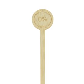 Agitateur à Boissons en Bambou 0% Alcool 14cm (50 Utés)
