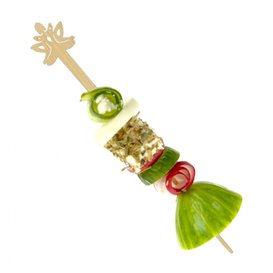 Bamboespies “Bouddha 2” 12cm (600 stuks)