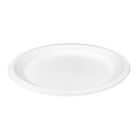Plateau en Canne à Sucre Blanc 32x25,5cm (500 Utés)