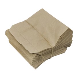 Sachets pour Frites Kraft Ingraissable 12x12cm (250 Utés)