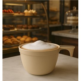 Tasse Réutilisable PP Cup Beige 190ml (25 Utés)