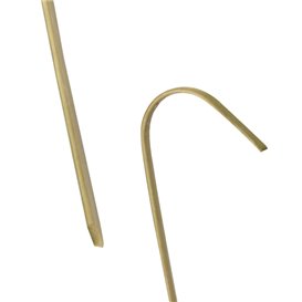 Brochette Courbe en Bambou 9 cm (1.200Utés)