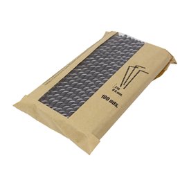 Papieren flexibele rietjes pakket Ø0,6cm 23cm (3.000 stuks)
