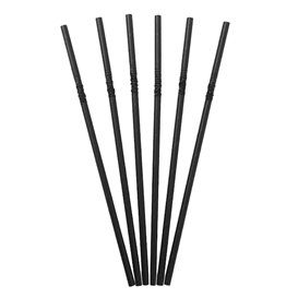 Papieren flexibele rietjes pakket Ø0,6cm 23cm (3.000 stuks)