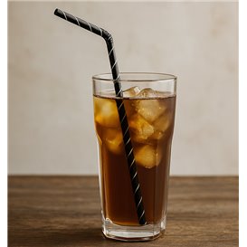 Papieren flexibele rietjes pakket Ø0,6cm 23cm (3.000 stuks)