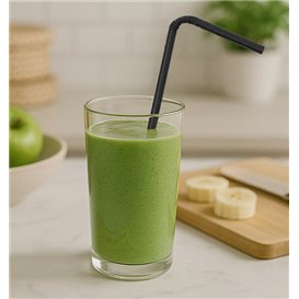 Papieren flexibele rietjes pakket Ø0,6cm 23cm (3.000 stuks)