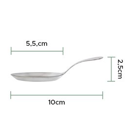 Cuillère à sauce Argent 10 cm (50 Unités)