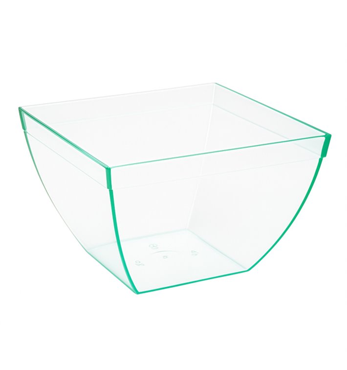 Bol de Dégustation PS Transparent “Water Green” 580ml (100 Utés) Bol de Dégustation PS Transparent “Water Green” 580ml (100 Utés)