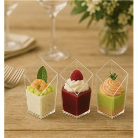 Gobelet Dégustation Diamant PS Transparent 60ml (20 Utés)