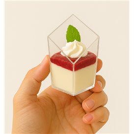 Gobelet Dégustation Diamant PS Transparent 60ml (20 Utés)