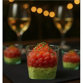 Mini Bol de Dégustation Bas PS Transparent “Water Green” 150ml (20 Utés)