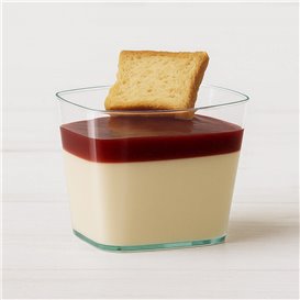 Mini Bol de Dégustation Bas PS Transparent “Water Green” 150ml (20 Utés)
