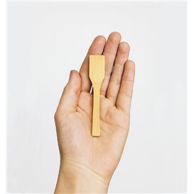 Cuillère en Bambou pour Glace 9cm (100 Utés)