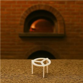 Trépied à Pizza en Plastique 30mm (1.000 Utés)