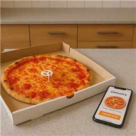 Trépied à Pizza en Plastique 30mm (100 Utés)