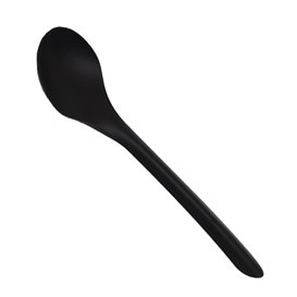 Petite Cuillère Réutilisable PP Noire 12,4cm (50 Utés)