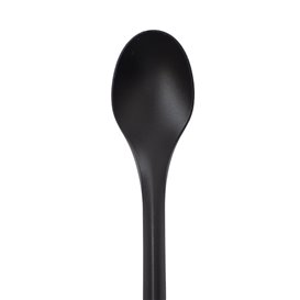 Petite Cuillère Réutilisable PP Noire 12,4cm (1.000 Utés)