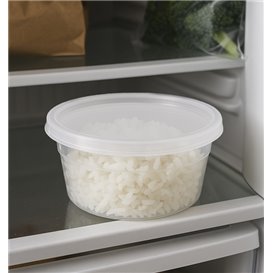 PP Bakjes met Deksel Transparant “Deli Range” 360ml (40 Stuks)