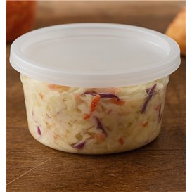 PP Bakjes met Deksel Transparant “Deli Range” 360ml (40 Stuks)