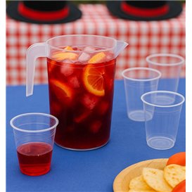 Carafe en Plastique PP Transparent 1.000ml (120 Utés)