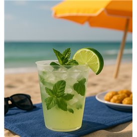 Onbreekbaar Herbruikbaar Mojito Beker PP Transparant 480 ml (10 stuks)