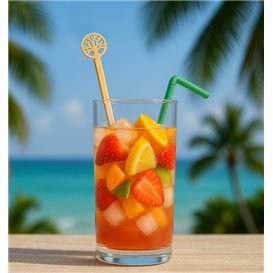 Bamboe Levensboom Drink Roerstaaf 18cm (600 stuks)
