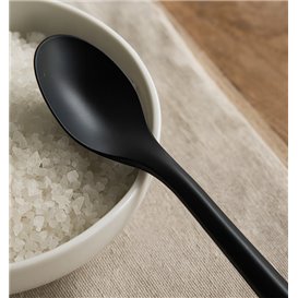 Herbruikbare Koffielepel in PP Zwart 12,4cm (50 Stuks)