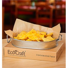 Vetvrij Inpakpapier Kraft in Dispenser 37,5x27cm (6.000 Stuks)