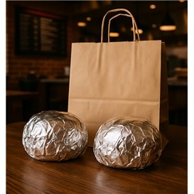 Papier Double Face en Aluminium 35x35cm (1000 Uds)