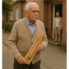 Papieren voedsel zak 9+5x50cm (1000 stuks)