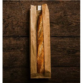 Papieren voedsel zak 9+5x50cm (125 stuks) 