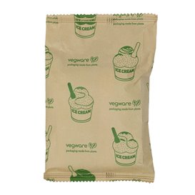 Cuillère à Glace en Papier Blanc 9cm (50 Utés)