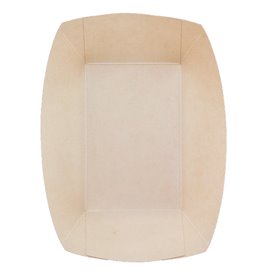 Barquette Carton Bambou Kraft 800ml 24x16x5,2cm (125 Utés)