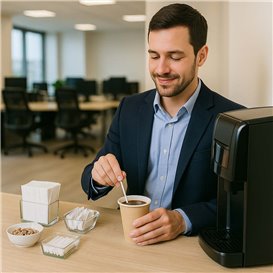 Koffie Rroerstaafje CPLA Wit 13cm (2.000 Stuks)