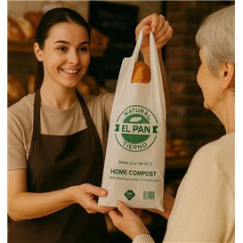 Sac à Bretelles pour pain Translucide 30x60cm 14µm (100 Utés)